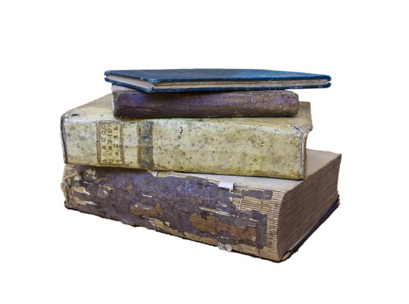 Stack of old books