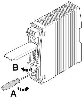 INJ 1100-T PoE Injector Front Schematic