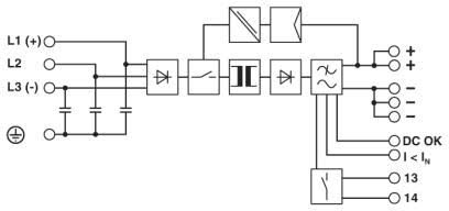 quint-ps/3ac industrial power supply block diagram