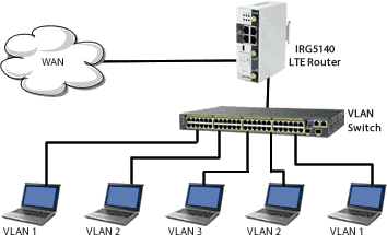 VLAN Support Diagram