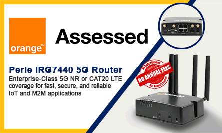 Achievement average Cafe Perle IRG7440 5G Router is Certified as Orange Assessed | News