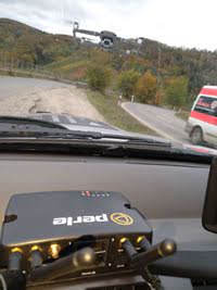 Perle LTE Router in MTF Disaster Recovery Vehicle capturing drone images