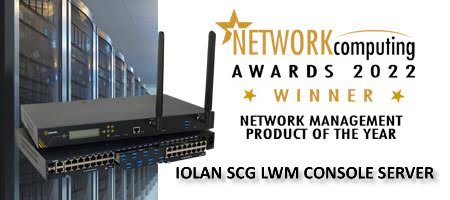 IOLAN SCG Network Management Product of the Year Award Logo
