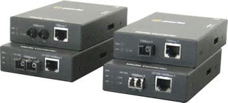 Convertisseur Fibre RJ45 PoE+ 30W IP-30 - Convertisseurs Ethernet à fibre  optique (10/100 Mb/s)