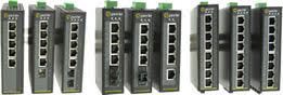 Unmanaged DIN Rail Ethernet Switches