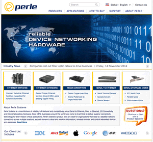 Perle Launches New Website