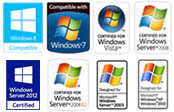 Certified for Windows logos