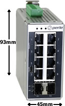 Perle Launches 10-port Industrial Managed Switches